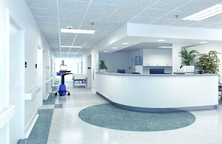 Instalação de pisos hospitalares em Salvador